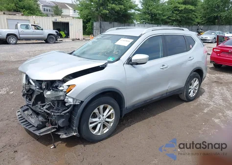2015 Nissan Rogue Sv из США, поврежденный, VIN 5N1AT2MV7FC769630